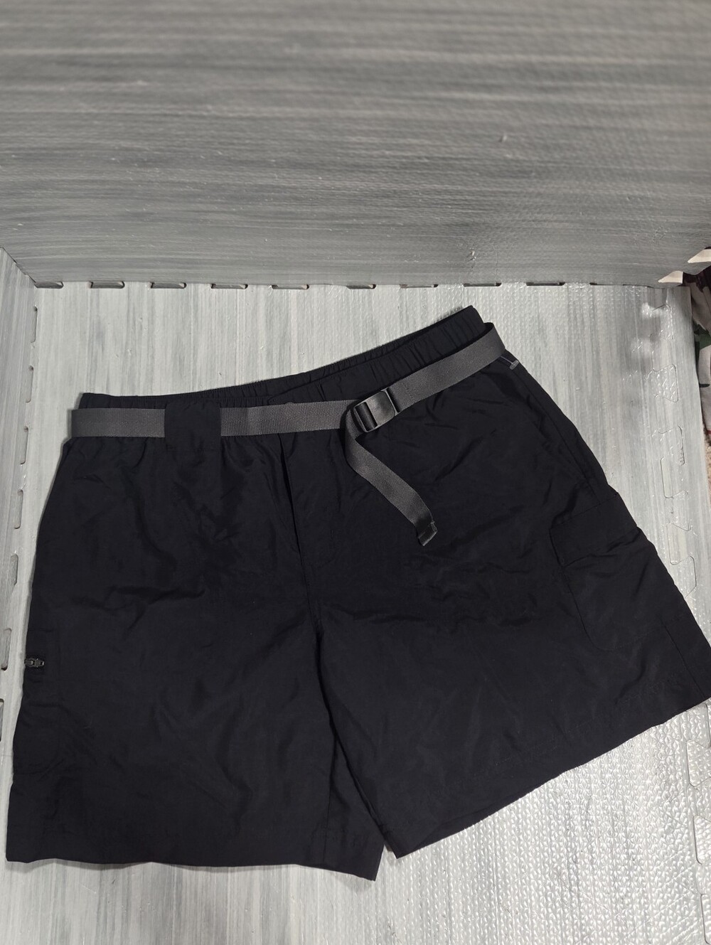 Columbia Sandy River Cargo Shorts Womens SMALL 6" Belted Hiking